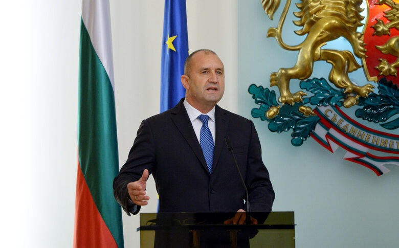 Президентът Румен Радев Президентът Румен Радев