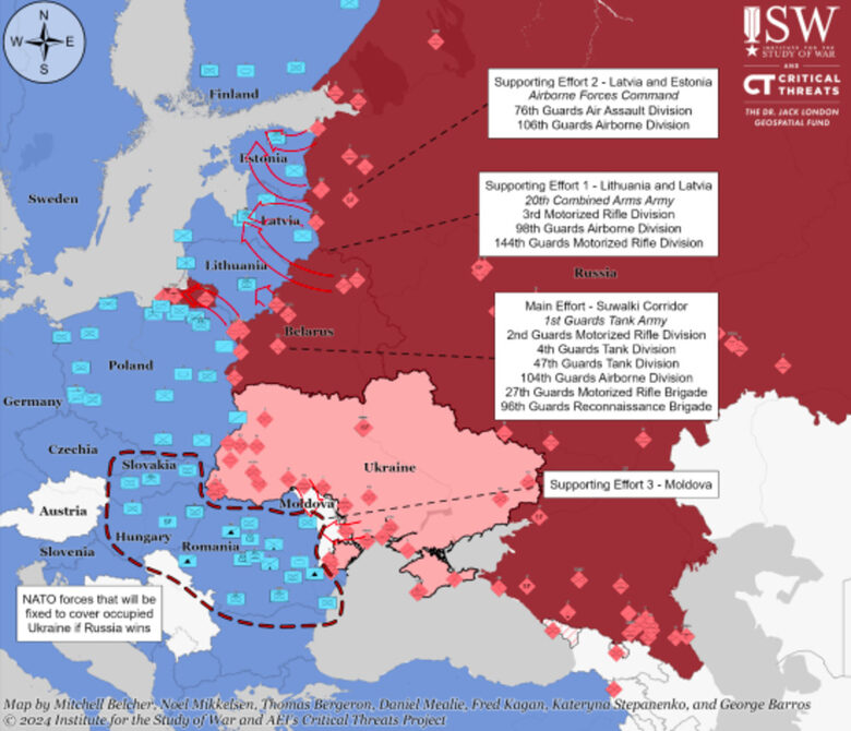 Сценарият, в който Украйна е изгубила войната и Русия, може бързо да организира офанзива на запад