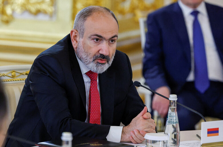Арменският премиер Никол Пашинян. Арменският премиер Никол Пашинян.