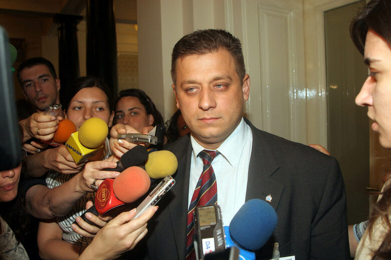 Николай Марков при освобождаването му от НСО - 2007г.