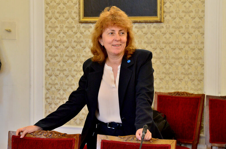 Виктория Василева в парламента по времето, когато беше депутат от "Има такъв народ"