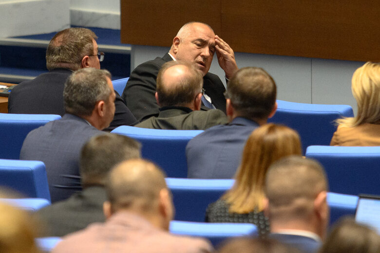 Бойко Борисов, парламент, зала