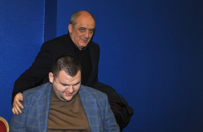 Иванов и Пеевски при учредяването на Българския медиен съюз на 17 февруари 2012 г.