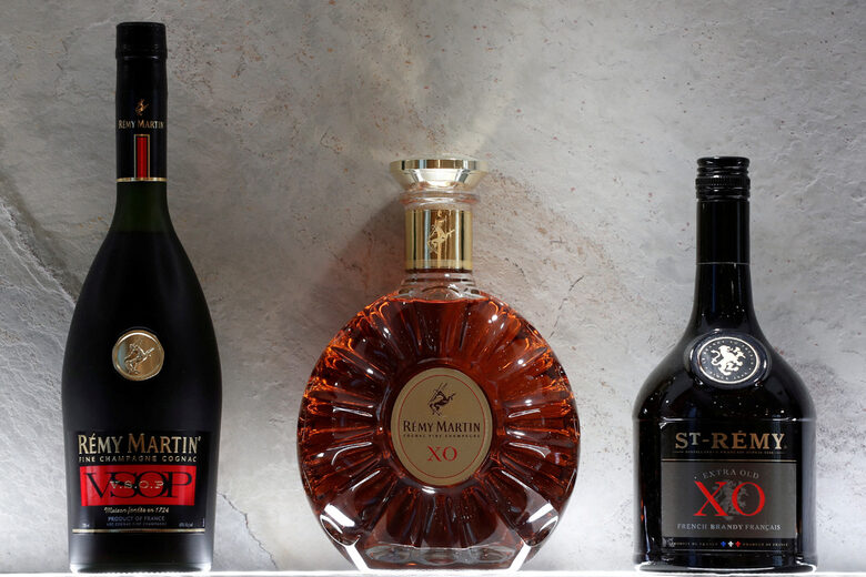 Най-засегнатите брандове - коняк Remy Martin VSOP, коняк Remy Martin XO и бренди St-Remy XO