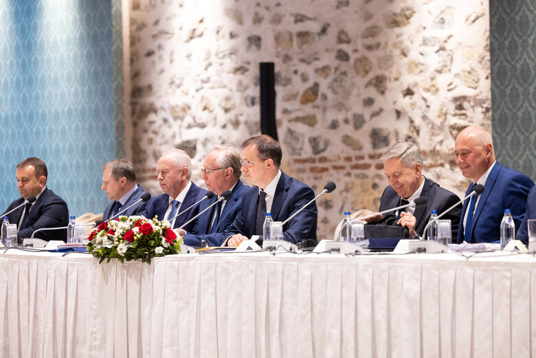 Руската делегация на преговорите в Истанбул.