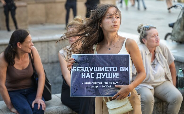 Природозащитници протестираха срещу липсата на летателна техника