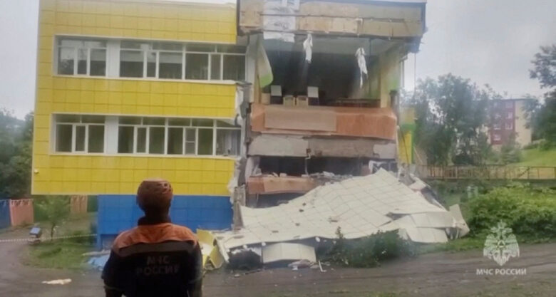 Част от детска градина се срути в Петропавловск-Камчатски