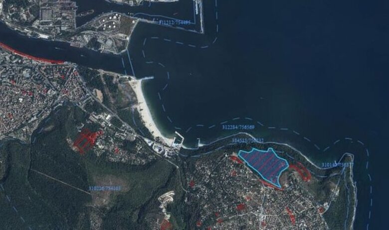 Скрийншот от Google maps с местоположението на бъдещия комплекс