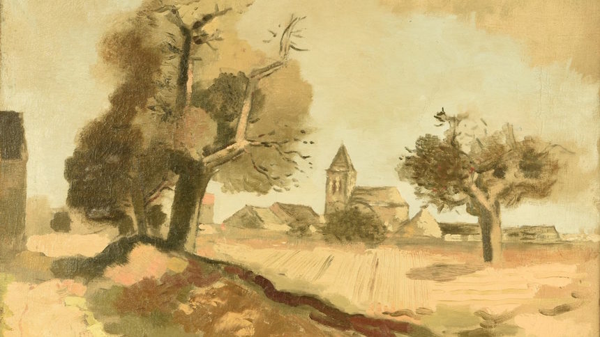 Ролан Удо, Село сред дърветата, 1930 г.