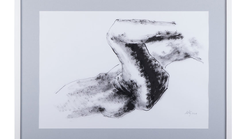 Рисунка (2), туш, хартия 70х50 см