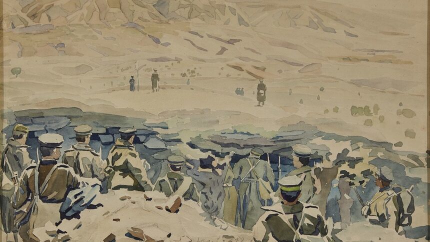 автор: Владимир Димитров - Майстора, Калиманци, 20 юли 1913 г., акварел върху хартия,