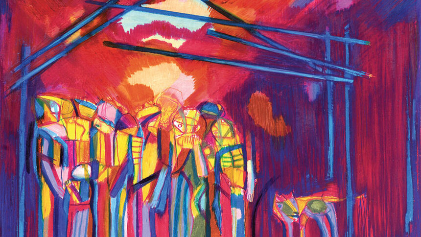 Рисунка, 1998, маслен пастел, хартия, 47.5/59 см