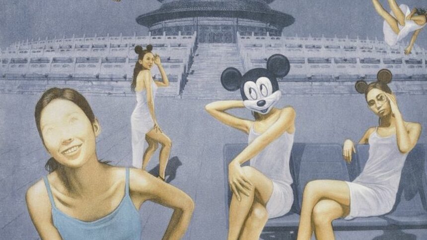 Джанг-Хюей-One of Mickey,61_55cm,lithograph,2009