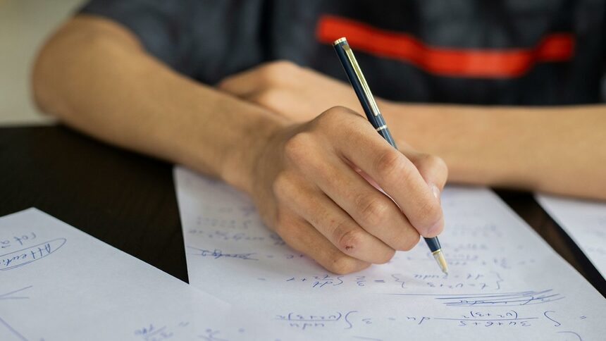 More than 55,000 fourth graders took math tests today