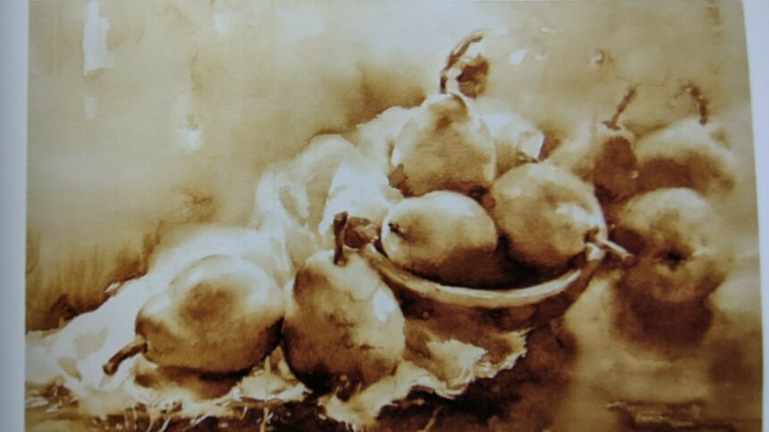 Анжелика Максимова "Coffee Pears" 38/56 см, кафе.