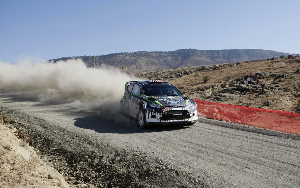 Кен Блок с "Форд Фиеста RS WRC"