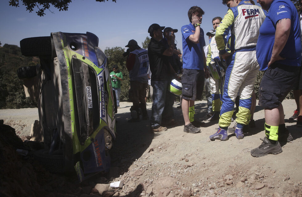 Холандецът Денис Куиперс преобърна своя "Форд Фиеста RS WRC" в събота