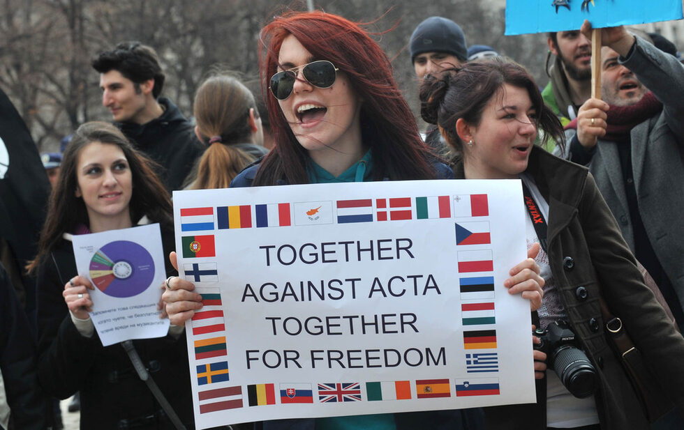 Фотогалерия: Втори национален протест срещу АСТА