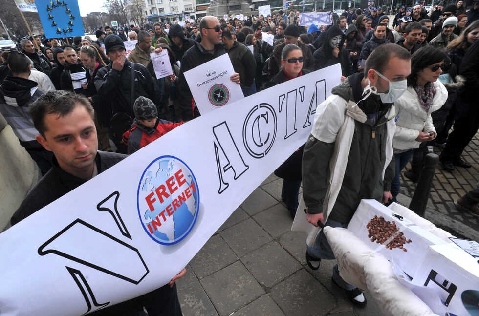 Фотогалерия: Втори национален протест срещу АСТА