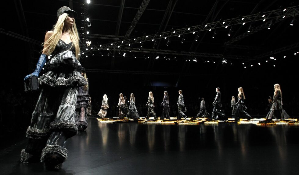 Моделите на Roberto Cavalli.
