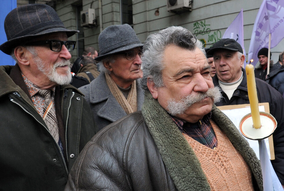 Протестът се проведе под надслов "Мъжки срещу монополите".