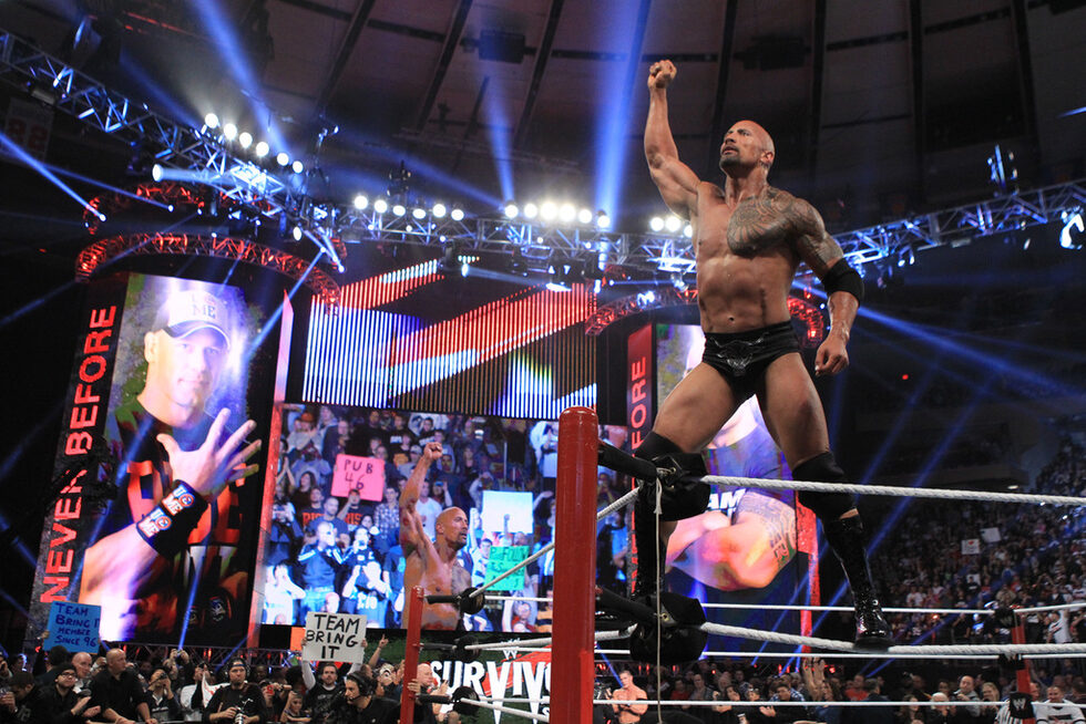 Скалата на 25-та годишнина на Survivor Series в Madison Square Garden в Ню Йорк, 2011 г.<br />