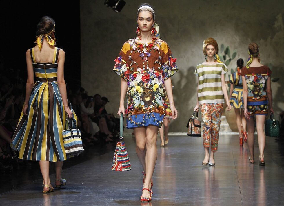 Модели на Dolce & Gabbana