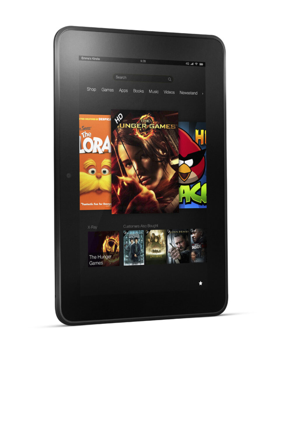 Amazon Kindle Fire HD. За Amazon продаването на евтини таблети и електронни четци далеч не е доходоносен бизнес. Компанията едва покрива разходите си за устройствата, но нейният план е друг. Тя смята, че хората ще са склонни да си купят евтино и добро устройство, с което после по-често ще харчат пари за закупуването на цифрово съдържание. Оригиналният бизнес модел, привлекателните цени и практичността на устройствата, особено на таблетите от серията Kindle Fire, ги превърна в една от интересните теми през технологичната 2012 г.