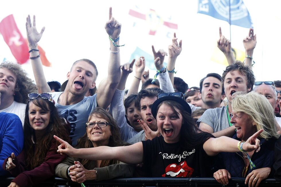 Публиката преди изпълнението на Primal Scream, които тази година издадоха More Light, първия си нов албум от пет години насам