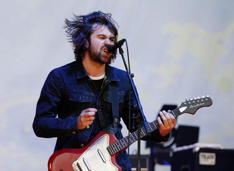 Вокалистът на The Vaccines Джъстин Йънг. По време на изявата си инди рок групата е изпълнила и напълно нова песен