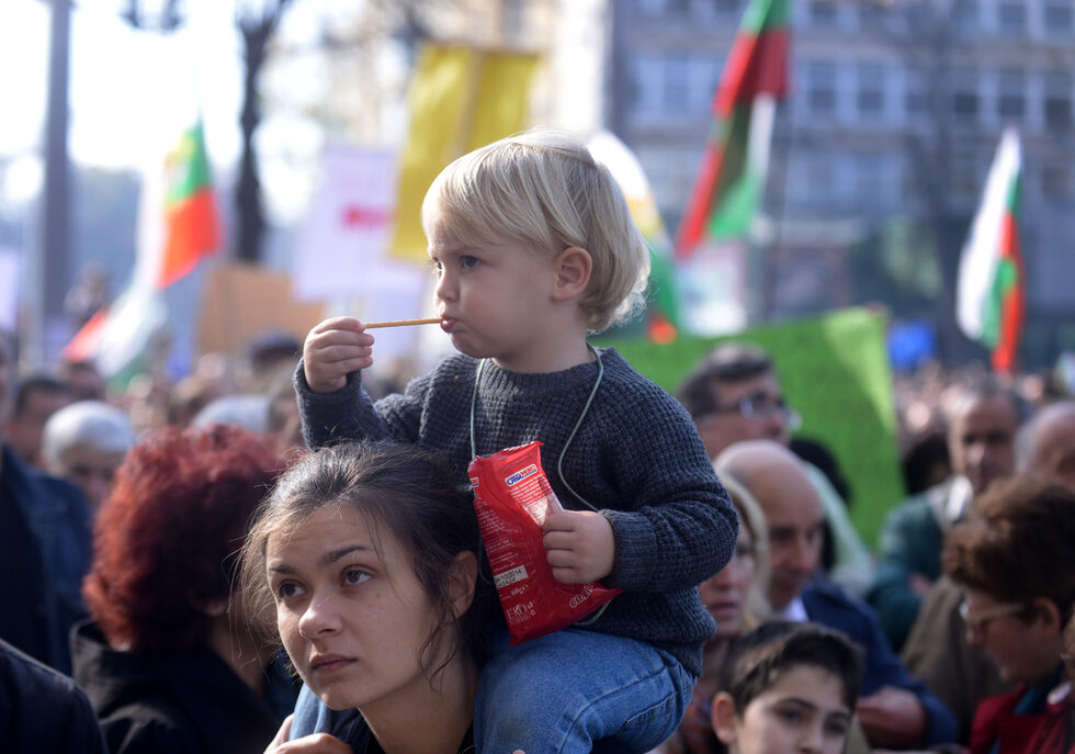 В "Похода на справедливостта" отново се включиха много млади семейства с децата си.