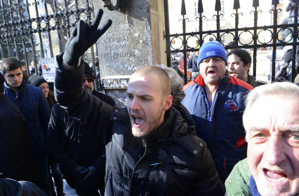 Фотогалерия: Протести "за" и "против" новата окупация на СУ
