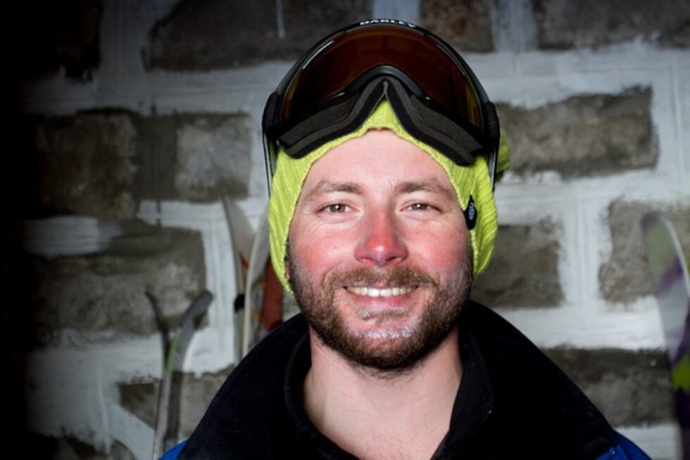 Александър Карадинков – архитект на Slope Style трасето и участник.