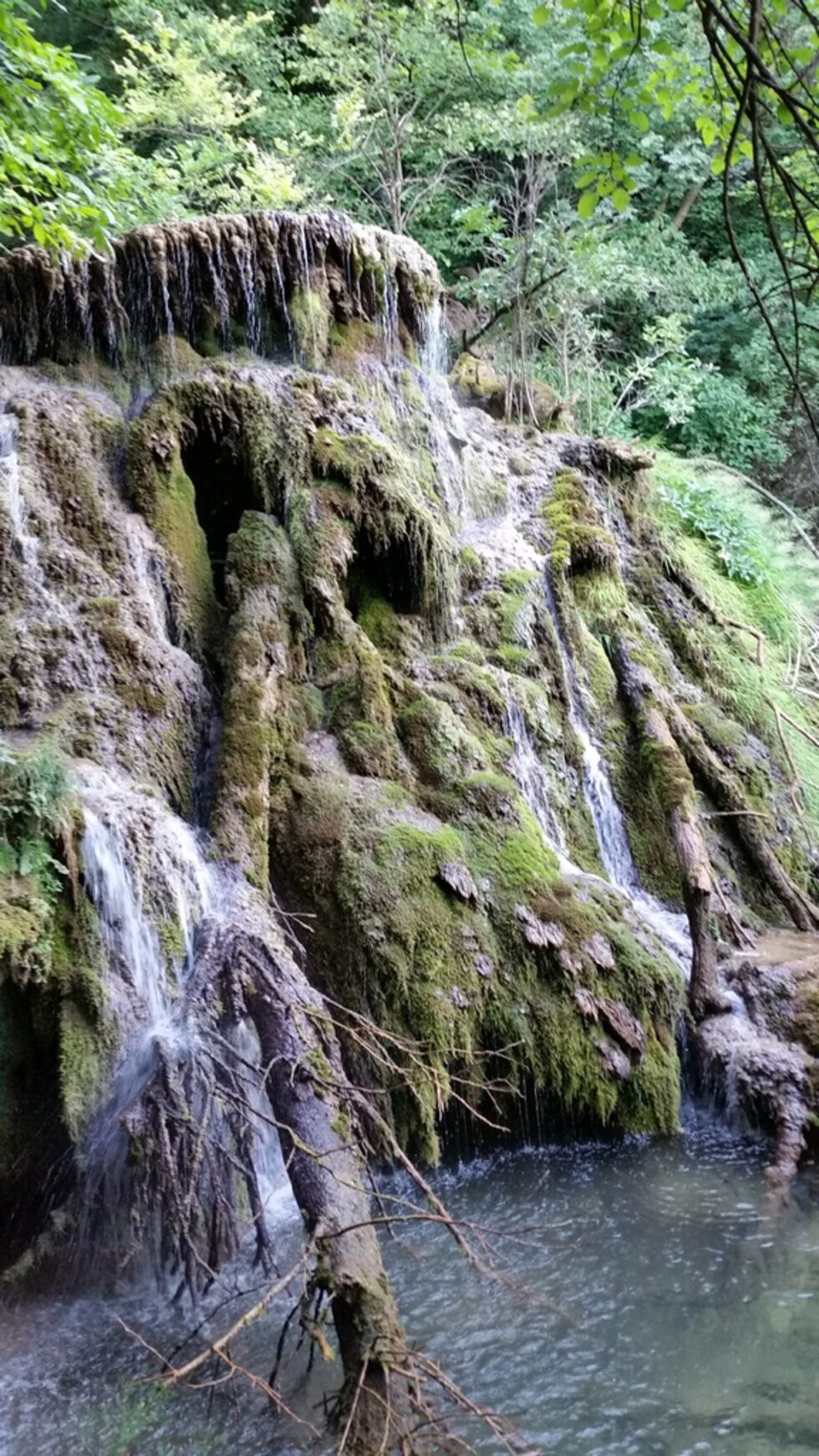 Крушунски водопади- ромонът на водата не нарушава, а допълва тишината