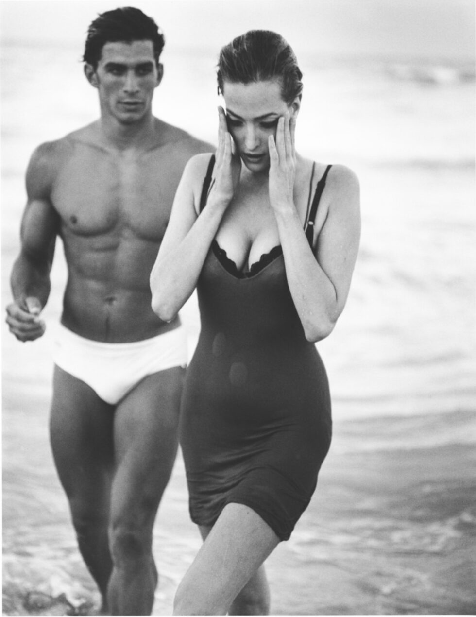 Bruce Weber,<br />Tatjana Patitz & Nestor Love<br />1990