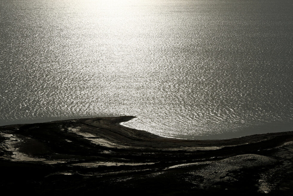 Пейзаж от Мъртво море, Йордания.