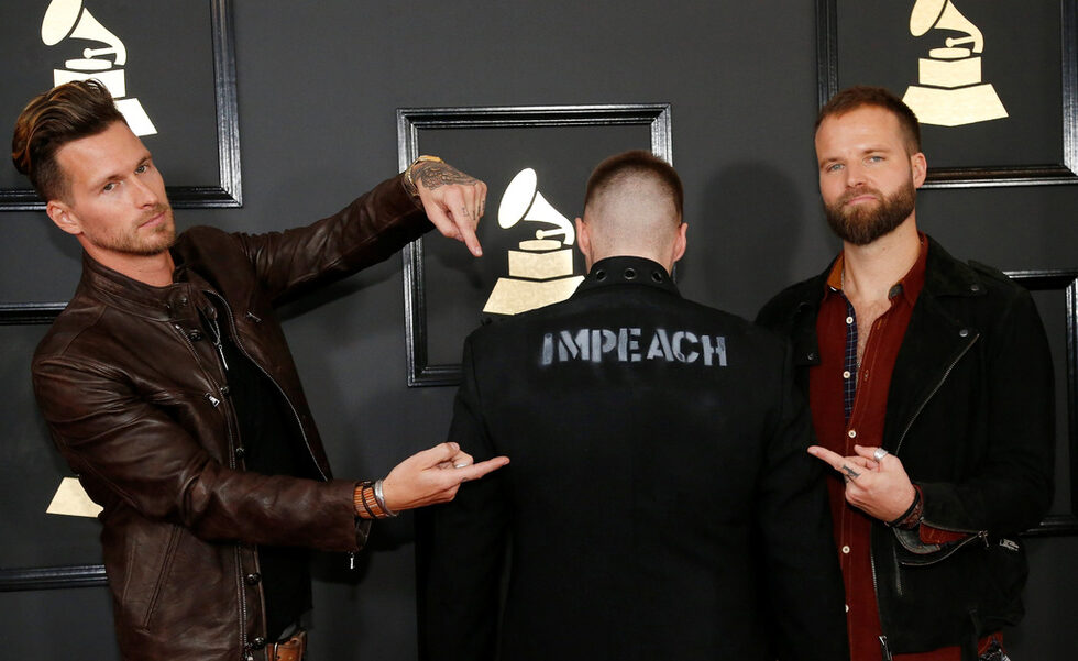 Рок групата Highly Suspect пристига на наградите Грами в Лос Анджелис, Калифорния, САЩ,