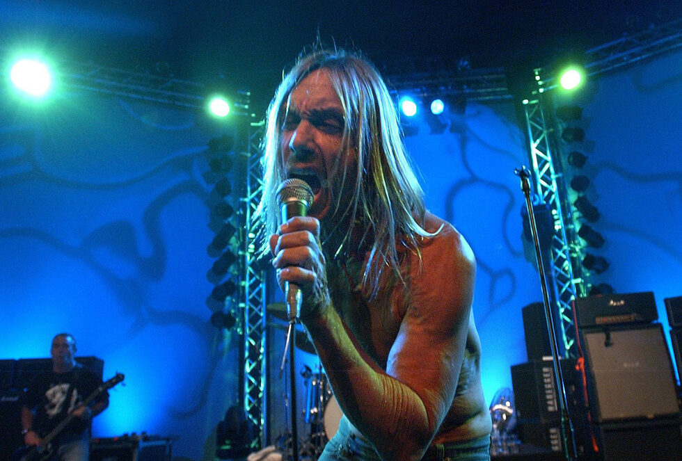 През 2003 г. Поп отново се събира с The Stooges за 4 песни от 15-тия си студиен албум Skull Ring. В него прави колаборации с Green Day и други пънк банди.