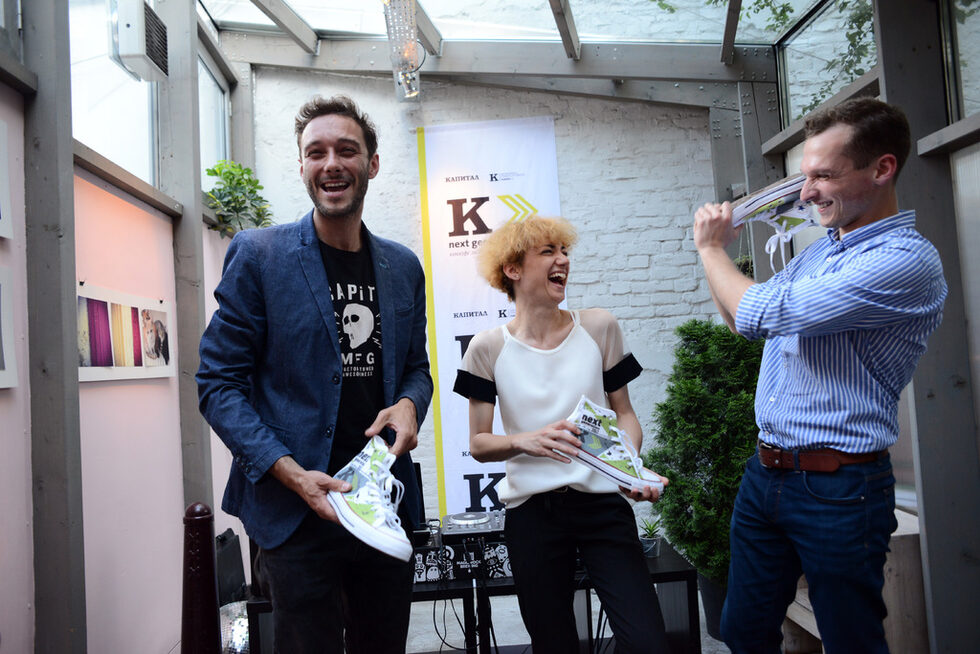 Александър Михайлов от betahaus e победителят в Next Generation 2017. В конкурса участваха 75 млади мениджъри и предприемачи, а номинациите бяха общо 45.<br /><br />На снимката: Финалистите в Next Generation 2017: (отляво надясно - Александър Михайлов, Мартина Стефанова и Александър Сумин)