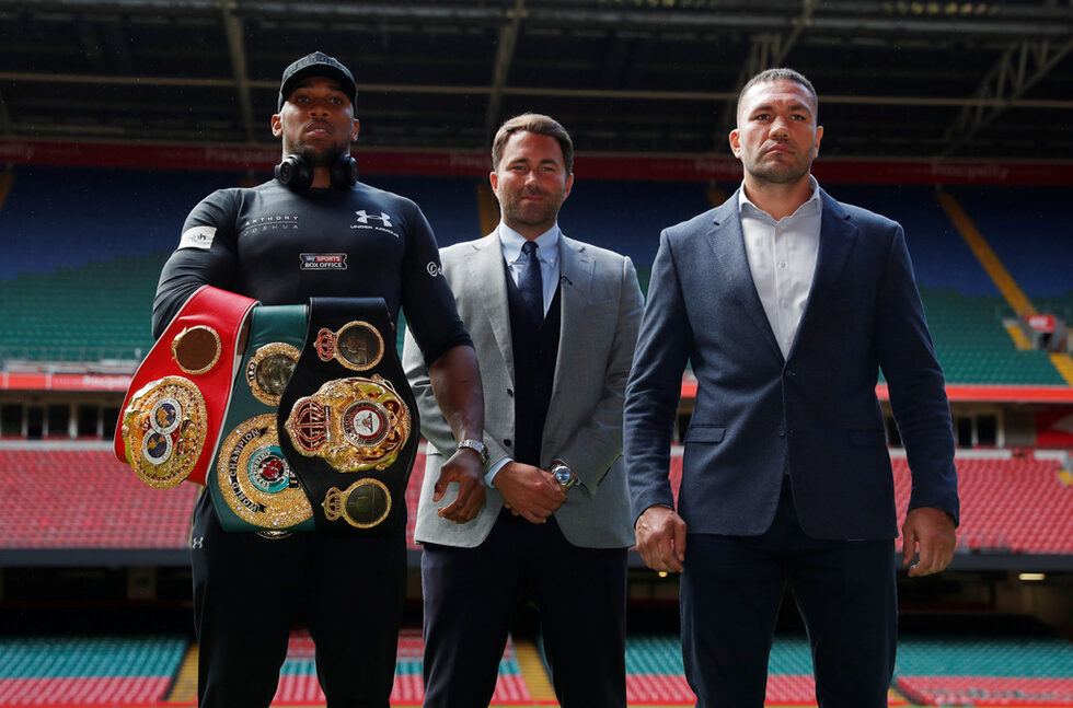 <a href="http://www.dnevnik.bg/sport/2017/09/08/3038168_biletite_za_macha_mejdu_pulev_i_djoshua_shte_sa_mejdu/" target="_blank">Българинът и англичанинът ще премерят сили на 28 октомври</a> на стадион "Милениум" в Кардиф в битка за световните титли на Mеждунарoдната боксова федерация (IBF), Международната боксова организация (IBO) и Световната боксова асоциация (WBA).<br /><br />