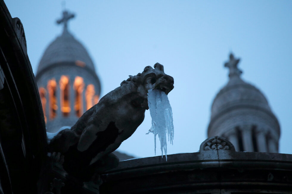 Базиликата Sacre Coeur в Монтмартър.