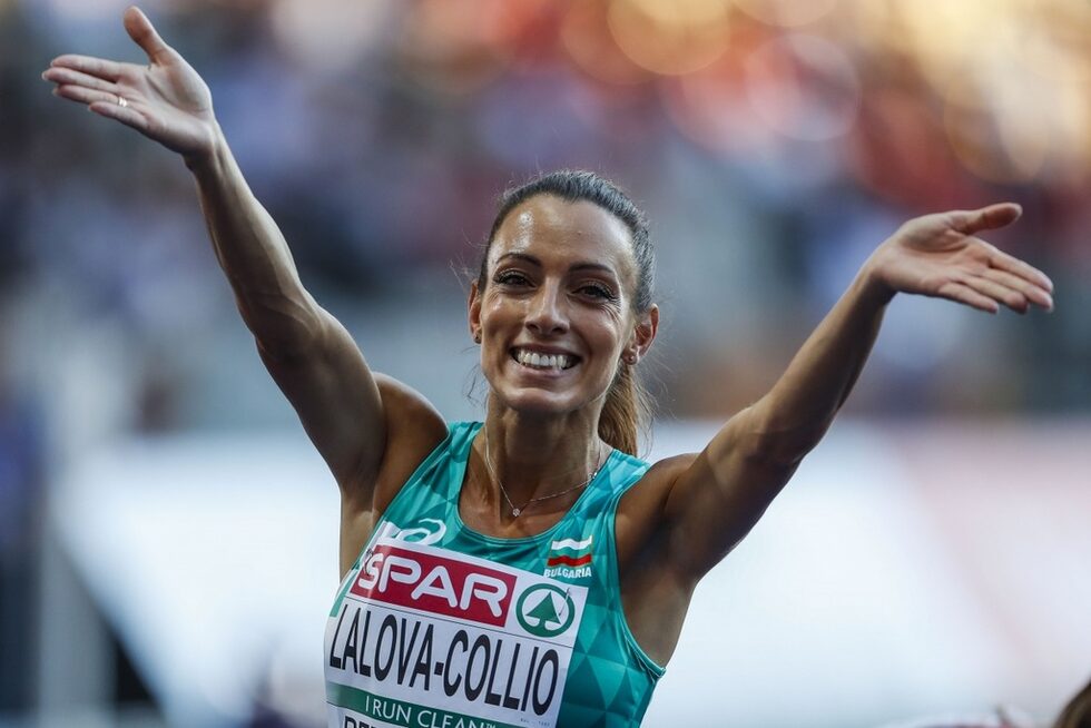 Лалова след класирането си за финала на 200 м.