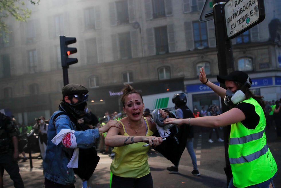 23-ти пореден национален протест на движението на ''жълтите жилетки'' се проведе в Париж, Франция.