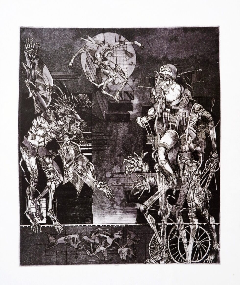 Метаморфози на страха III. 1978. Офорт, акватинта, 45 х 37,7 см