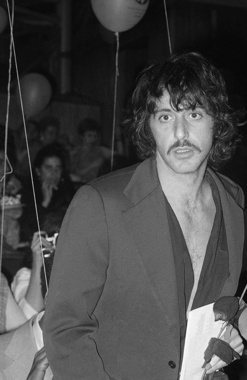 През 1973 г. играе в "Серпико", през 1975 заснема "Кучешки следобед". От този филм идва и прякорът му Сони, тъй като така се казва персонажът му. Усилията му не остават незабелязани и Сони получава още три последователни номинации на Американската академия за филмово изкуство, но този път за главна роля.<br /><br />На снимката: Ал Пачино при пристигането си за премиерата в Ню Йорк на новия филм на Уорън Бийти "Небето може да чака", 22 юни 1978 г.