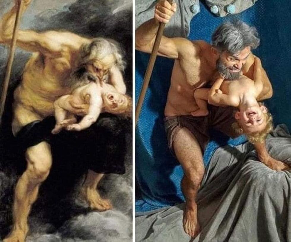 Фотогалерия: Имитирай шедьовъра у дома с каквото ти падне