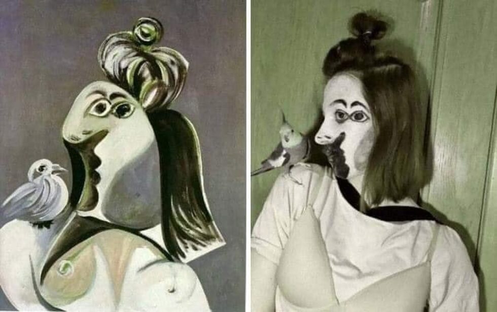 Фотогалерия: Имитирай шедьовъра у дома с каквото ти падне