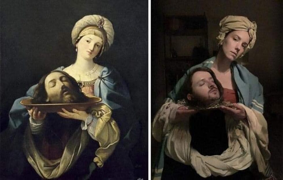 Фотогалерия: Имитирай шедьовъра у дома с каквото ти падне