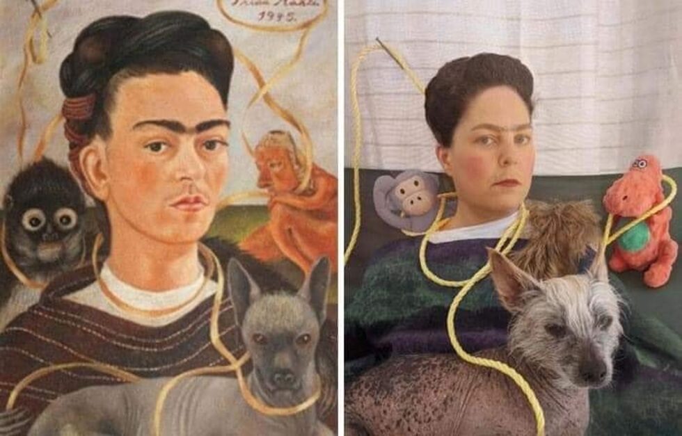 Фотогалерия: Имитирай шедьовъра у дома с каквото ти падне