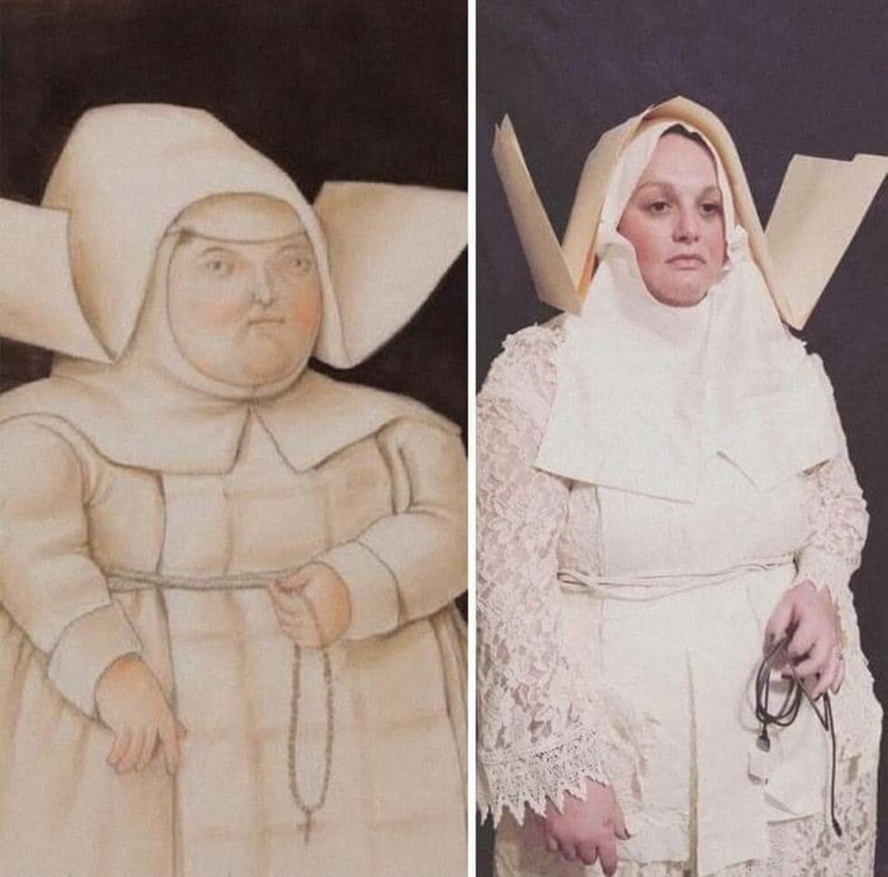 Фотогалерия: Имитирай шедьовъра у дома с каквото ти падне